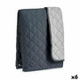 Cubre sofá Gift Decor Gris Gris oscuro 290 x 200 x 0,5 cm Acolchado (6 Unidades)