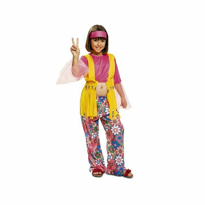 My Other Me Disfraz Hippie Flower para Niña, 5-6 Años