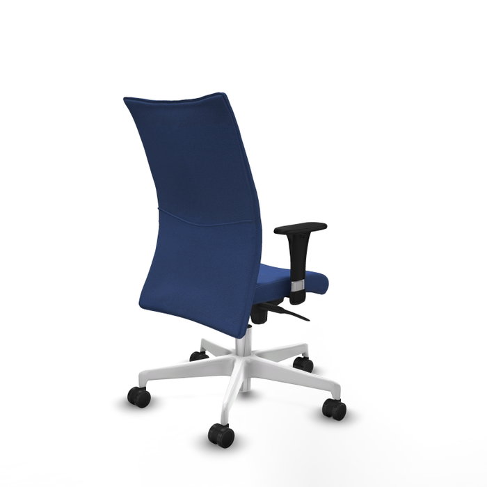 PIQUERAS Y CRESPO Silla Albacete Confidente con Mecanismo Sincro, Tela Azul Marino PIQUERAS Y CRESPO Silla Albacete Confidente con Mecanismo Sincro, Tela Azul Marino