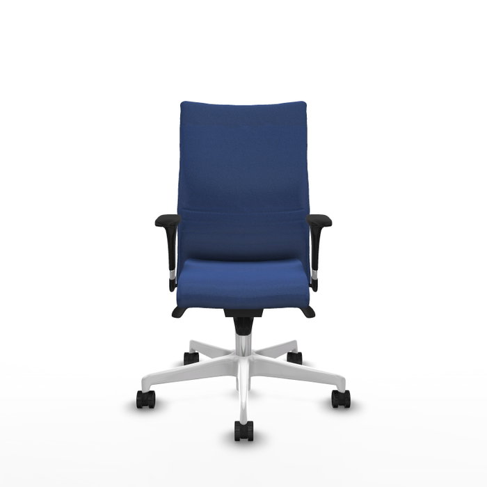 PIQUERAS Y CRESPO Silla Albacete Confidente con Mecanismo Sincro, Tela Azul Marino PIQUERAS Y CRESPO Silla Albacete Confidente con Mecanismo Sincro, Tela Azul Marino