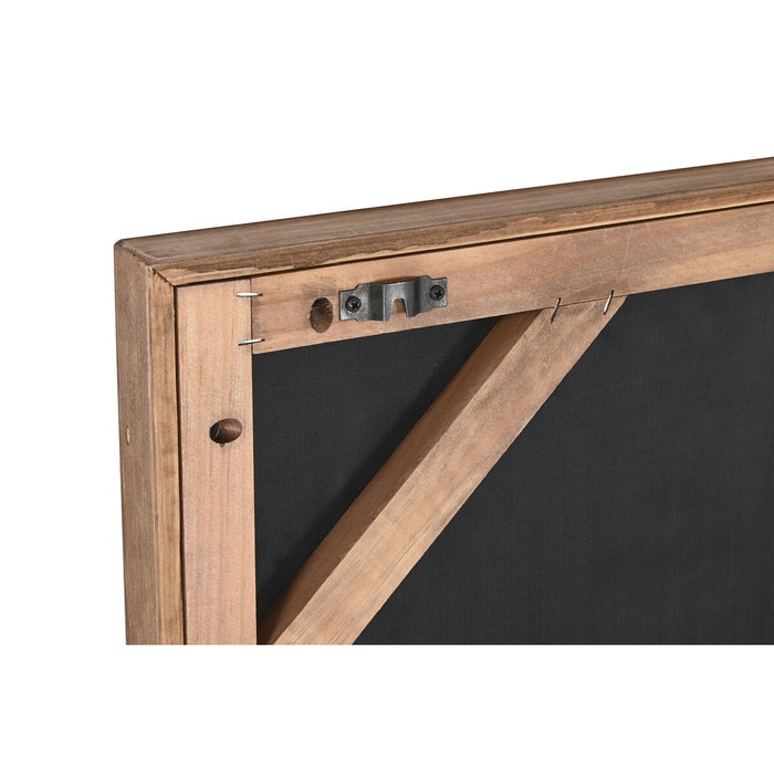 DKD Home Decor Cuadro de Madera Reciclada y Pino 62x82 cm Beige