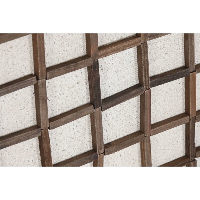 DKD Home Decor Cuadro de Madera Reciclada y Pino 62x82 cm Beige