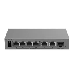 Ruijie RG-ES207GS-HP Switch Gestionable L2 de 7 Puertos con 4 PoE (120W) y 1 SFP GE