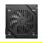 MSI MAG A650BNL Fuente de Alimentación ATX 650W 80 Plus Bronze, 100-240V, PFC Activo, Ventilador de 120 mm, Protección OCP/OVP/SCP, Negro
