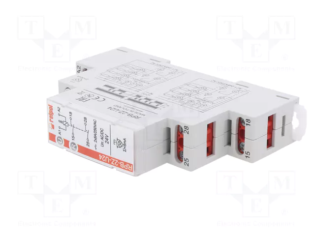 RELPOL RPB-2Z-U24 Relé de instalación biestable 24V AC/DC