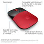 HP Ratón Inalámbrico Z3700 Ambidiestro Rojo y Negro 1200 DPI
