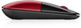 HP Ratón Inalámbrico Z3700 Ambidiestro Rojo y Negro 1200 DPI