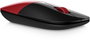 HP Ratón Inalámbrico Z3700 Ambidiestro Rojo y Negro 1200 DPI