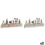 DKD Home Decor Calendario de Adviento MDF 45x2x19 Multicolor Surtido de 2