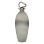 Ixia Botella Decorativa Gris-Plata 15 x 15 x 46 cm