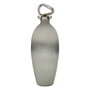 Botella Decorativa Gris-Plata 15 X 15 X 46 cm