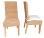 DKD Home Decor Banana 1c25 Silla Natural Fibra Teca 56 x 100 x 47 cm (2 Unidades)