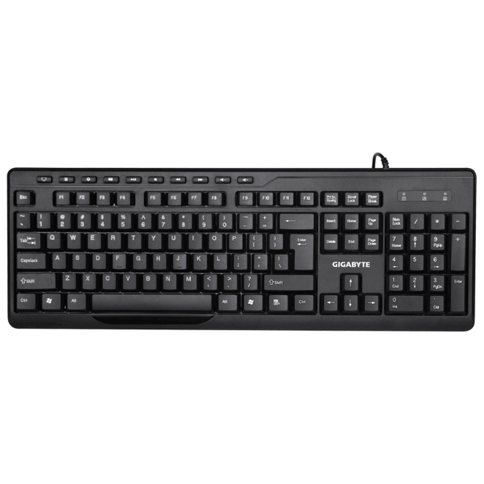 Gigabyte KM6300 Combo Teclado y Ratón Negro USB Gigabyte KM6300 Combo Teclado y Ratón Negro USB