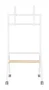 Aisens Soporte de Suelo con Ruedas FT86FE-331 Blanco y Madera