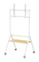 Aisens Soporte de Suelo con Ruedas FT86FE-331 Blanco y Madera