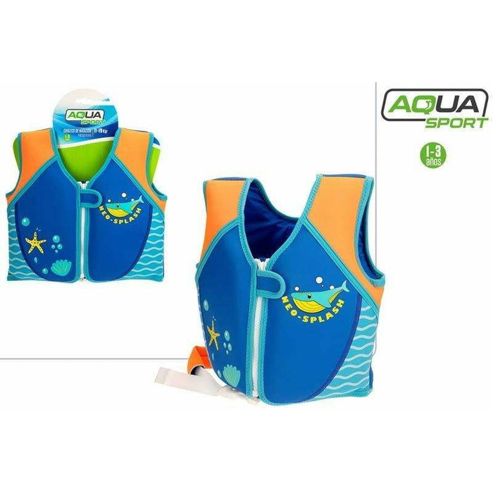 Color Baby Chaleco de natación de neopreno Aqua Sport con ayuda a la flotación (talla 1-3 años)