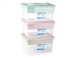 Plasticforte Caja Organizadora N 9 Plástico con Bandeja, Colores Surtidos, 27x34x18 cm