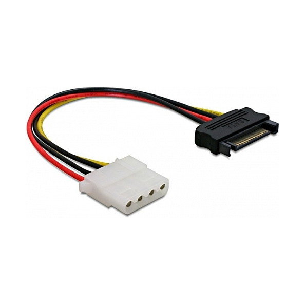 DeLOCK Adaptador de alimentación SATA a Molex de 4 pines DeLOCK Adaptador de alimentación SATA a Molex de 4 pines