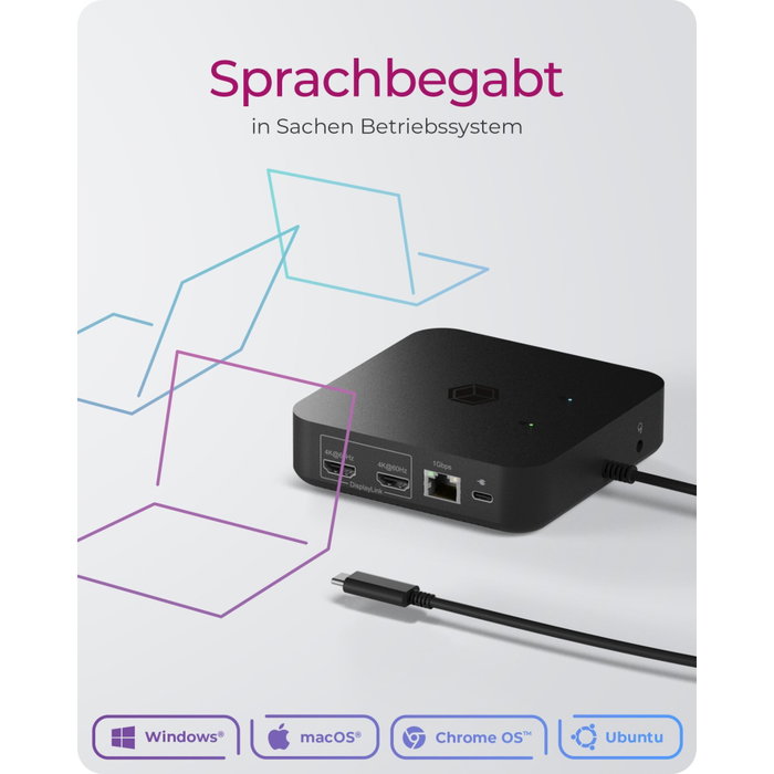 ICY BOX IB-DK4090-C Multidock 12 en 1 con triple salida 4K ICY BOX IB-DK4090-C Multidock 12 en 1 con triple salida 4K