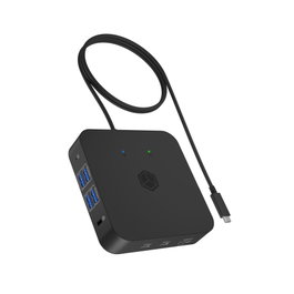 ICY BOX IB-DK4090-C Multidock 12 en 1 con triple salida 4K