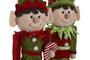 DKD Home Decor Figura de Elfo en Poliéster, Surtido de 2 Unidades