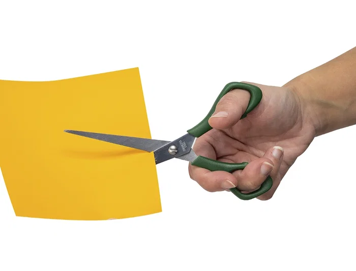 Faibo Tijeras de Oficina de Acero Inoxidable con Empuñadura Ergonómica, 16 cm