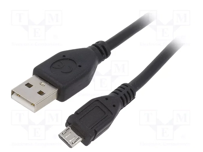 Gembird Cable USB A a Micro-USB B 0,3m Negro CCP-MUSB2-AMBM-0.3M