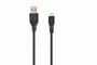 Gembird Cable USB 2.0 A Macho a Micro USB B Macho 0.3m Negro con Contactos Chapados en Oro y Garantía por Vida (CCP-MUSB2-AMBM-0.3M)