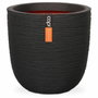 Capi Europe Jardinière Nature Rib 43x41 cm negro KBLR933 424234