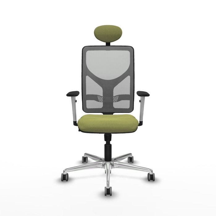 PIQUERAS Y CRESPO Silla de oficina Motilla con mecanismo Sincro, Verde oliva y Gris PIQUERAS Y CRESPO Silla de oficina Motilla con mecanismo Sincro, Verde oliva y Gris