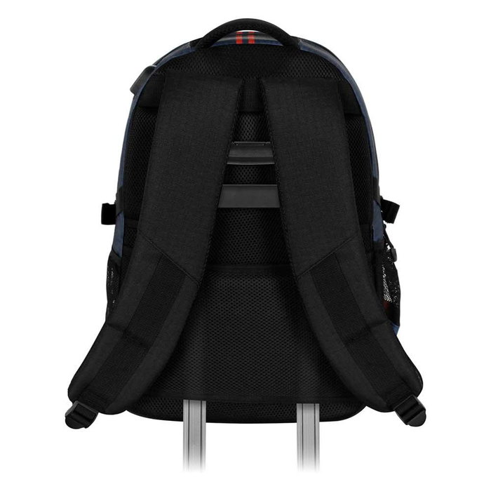 Dragon Ball Mochila Running PLUS Unity Azul Oscuro - 32L, Ripstop, USB, Acolchada