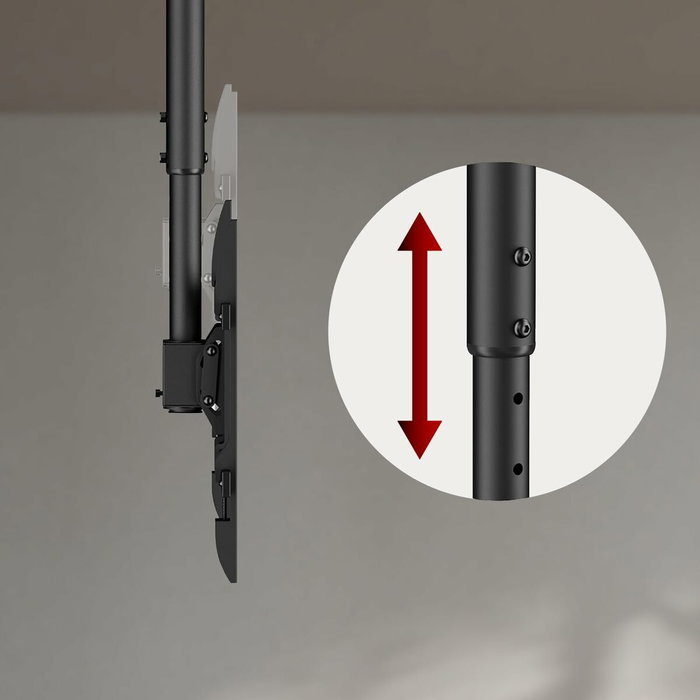 Uchwyt sufitowy dla tv max 60kg, mc-112b vesa 600x400 Uchwyt sufitowy dla tv max 60kg, mc-112b vesa 600x400