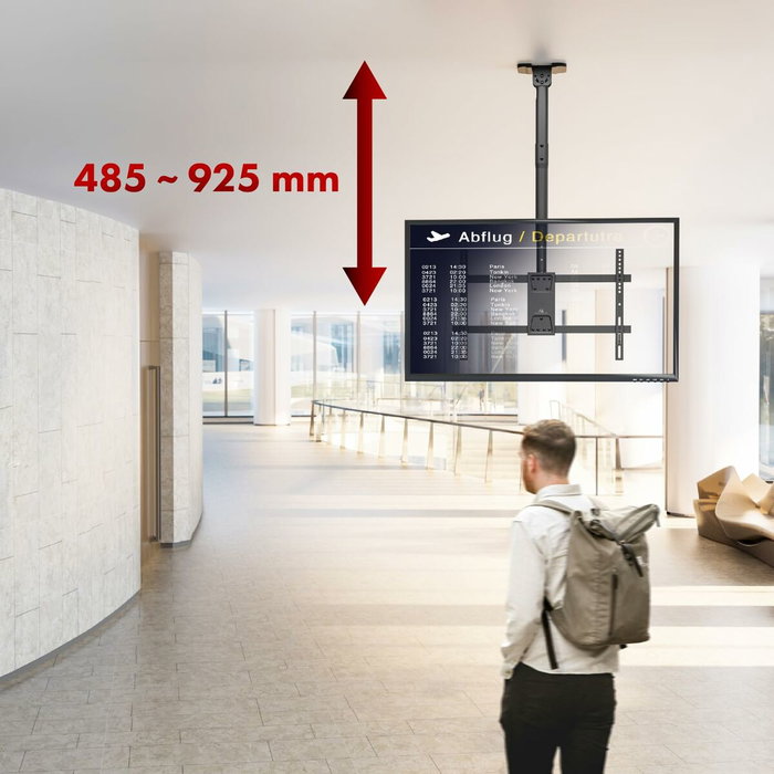 Uchwyt sufitowy dla tv max 60kg, mc-112b vesa 600x400 Uchwyt sufitowy dla tv max 60kg, mc-112b vesa 600x400