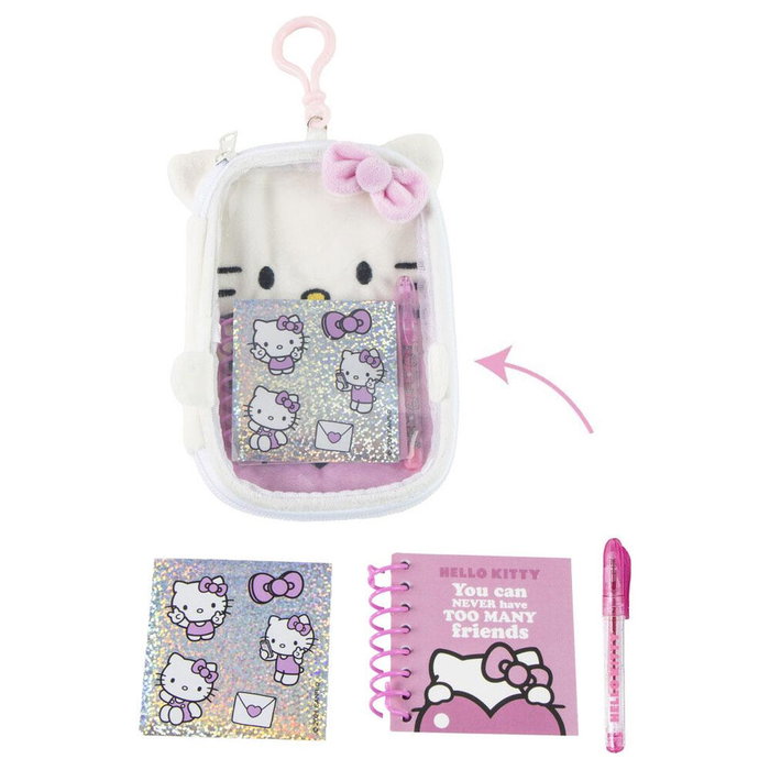 Cerdá Set De Papelería Peluche Hello Kitty Rosa