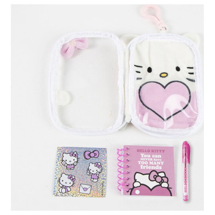 Cerdá Set De Papelería Peluche Hello Kitty Rosa