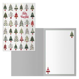 Christmas Dohe 115X170 Pinos (Set de 6)