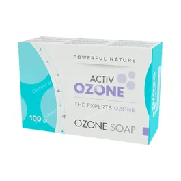 Activozone Jabón Natural Artesanal con Aceites Ozonizados, Caléndula y Vitamina E 100Gr