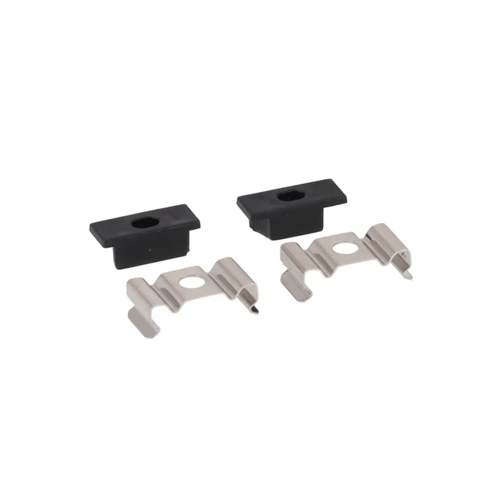 Perfil Aluminio Negro para Tira LED - Difusor Opal