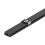 Perfil Aluminio Negro para Tira LED - Difusor Opal