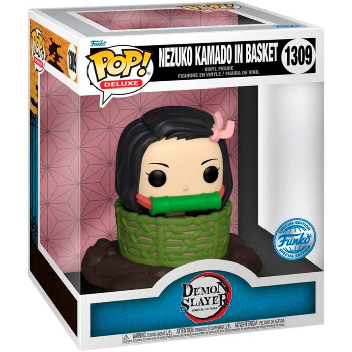 FUNKO Figura POP Deluxe Demon Slayer Kimetsu no Yaiba Nezuko Kamado in Basket Exclusive FUNKO Figura POP Deluxe Demon Slayer Kimetsu no Yaiba Nezuko Kamado in Basket Exclusive