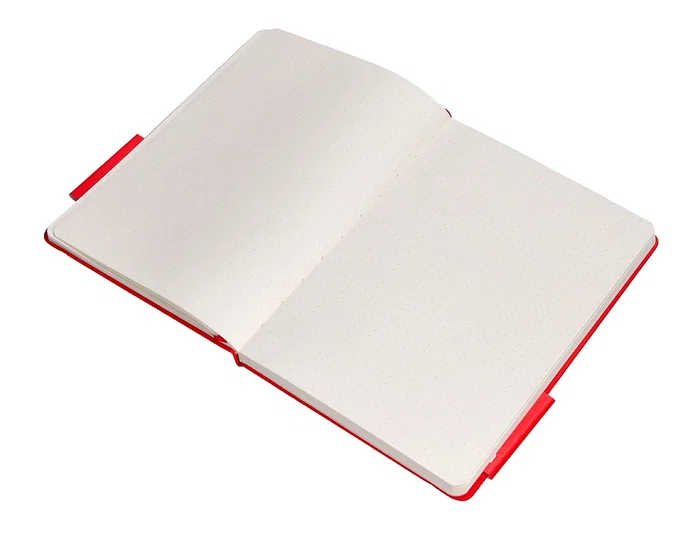 Antartik Cuaderno A5 Hojas Puntos Rojo Tapa Dura 100 Hojas 80 Gr Fsc
