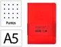 Antartik Cuaderno A5 Hojas Puntos Rojo Tapa Dura 100 Hojas 80 Gr Fsc