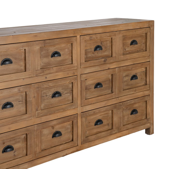 Cómoda Madera Reciclada Salón 160 X 40 X 90 cm