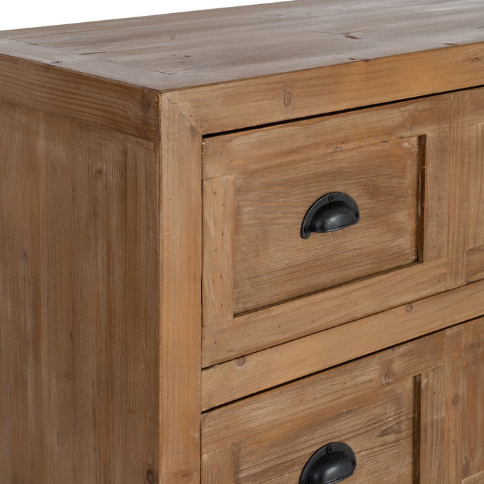Cómoda Madera Reciclada Salón 160 X 40 X 90 cm