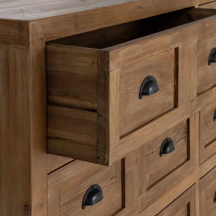 Cómoda Madera Reciclada Salón 160 X 40 X 90 cm