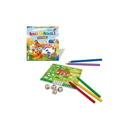 Ravensburger RAV1751736294877 Juego clásico de granja Doodle Roll