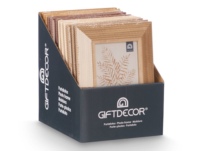 Giftdecor Portafotos Relieve 10x15 cm Surtidos (Set de 24)