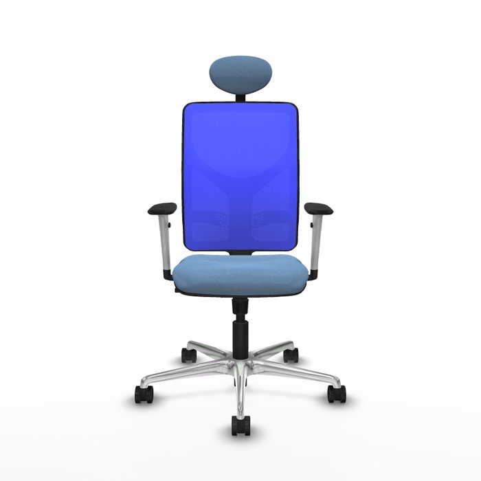 PIQUERAS Y CRESPO Silla de oficina Motilla con mecanismo Sincro, Azul cielo y Azul PIQUERAS Y CRESPO Silla de oficina Motilla con mecanismo Sincro, Azul cielo y Azul
