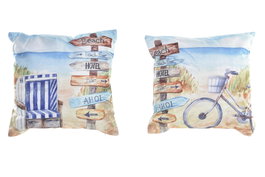 DKD Home Decor Set de 2 Cojines de Playa Multicolor