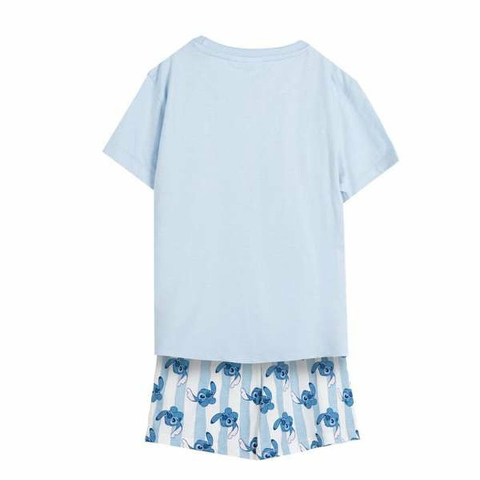 Cerdá Pijama Corto Single Jersey Stitch 8 Años Azul